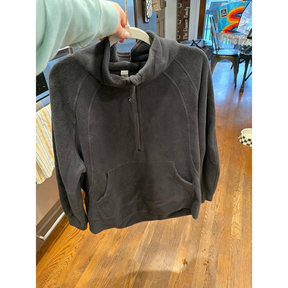 lululemon athletica Jackets & Blazers - Lululeon scuba fleece black long‎ women's xl-xxl